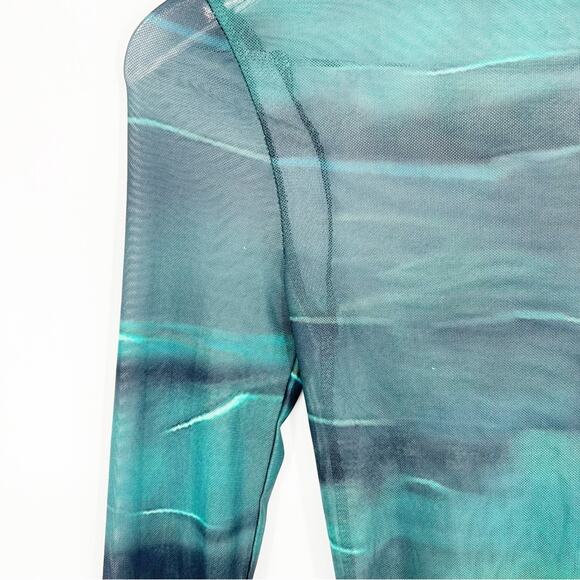 Remi x Revolve Shelley Mesh Long Sleeve Top XXS - Picture 5 of 8